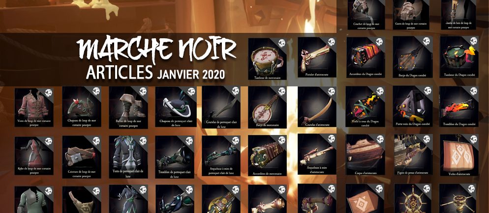 marché noir janvier 2020 sea of thieves france